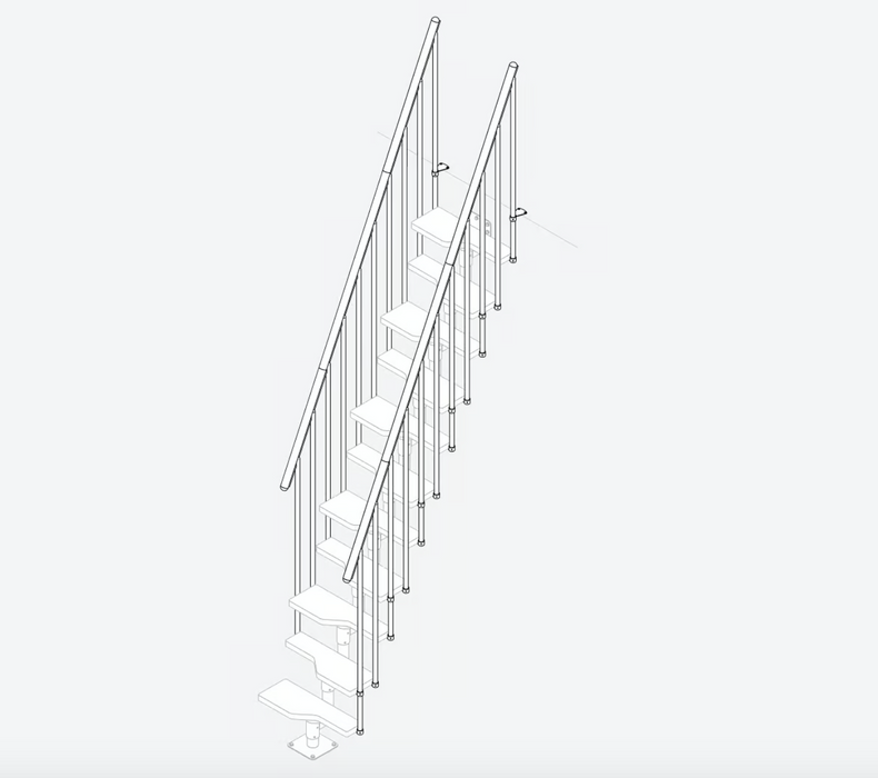 Handrail banister for staircase ATLANTA