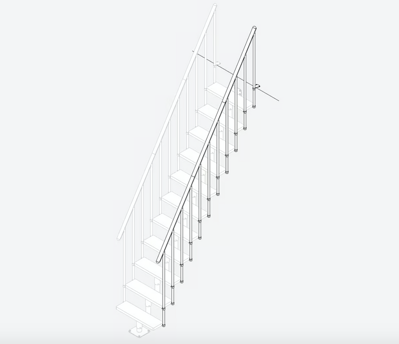 Handrail banister for staircase DALLAS