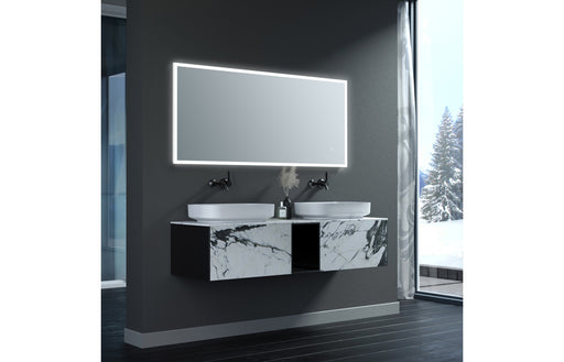 Selina Rectangle Edge-Lit LED Mirror