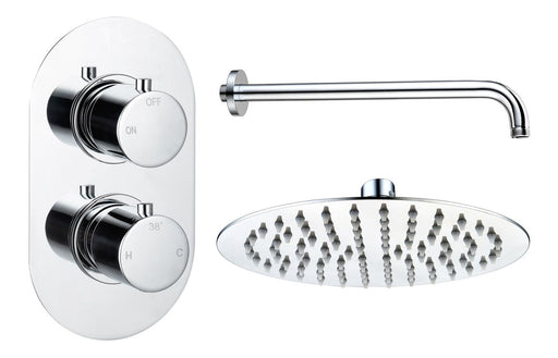 Seren Round Shower Valve & Kit Pack 1 - Chrome