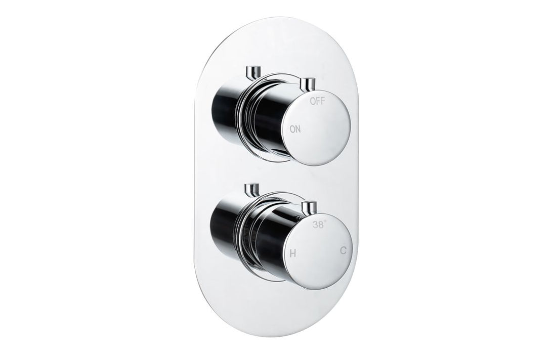 Seren Round Shower Valve & Kit Pack 2 - Chrome 2