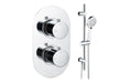 Seren Round Shower Valve & Kit Pack 2 - Chrome