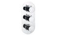 Seren Round Shower Valve & Kit Pack 3 - Chrome