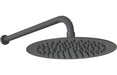 Seren 200mm Round Ultraslim Showerhead - Matt Black