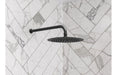Seren 200mm Round Ultraslim Showerhead - Matt Black