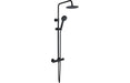 Seren Round Thermostatic Bar Mixer w/Riser Kit - Matt Black