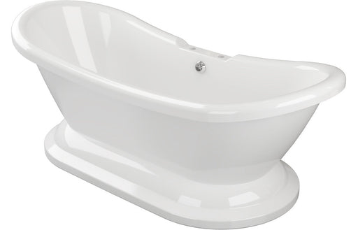 Serene Freestanding 1760x700x720mm 2TH Bath w/Base - White