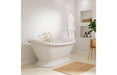 Serene Freestanding 1760x700x720mm 2TH Bath w/Base - White