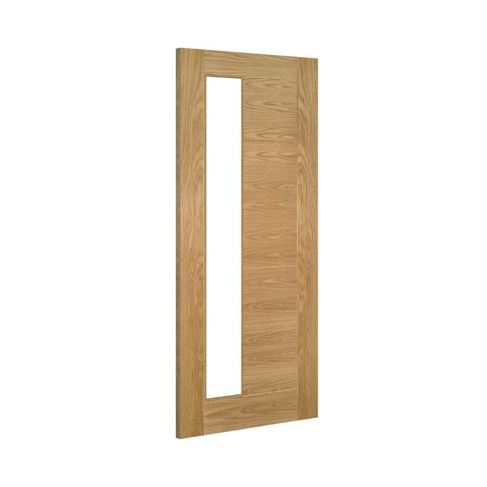 Deanta Seville Prefinished Oak Side Lite Glazed Door