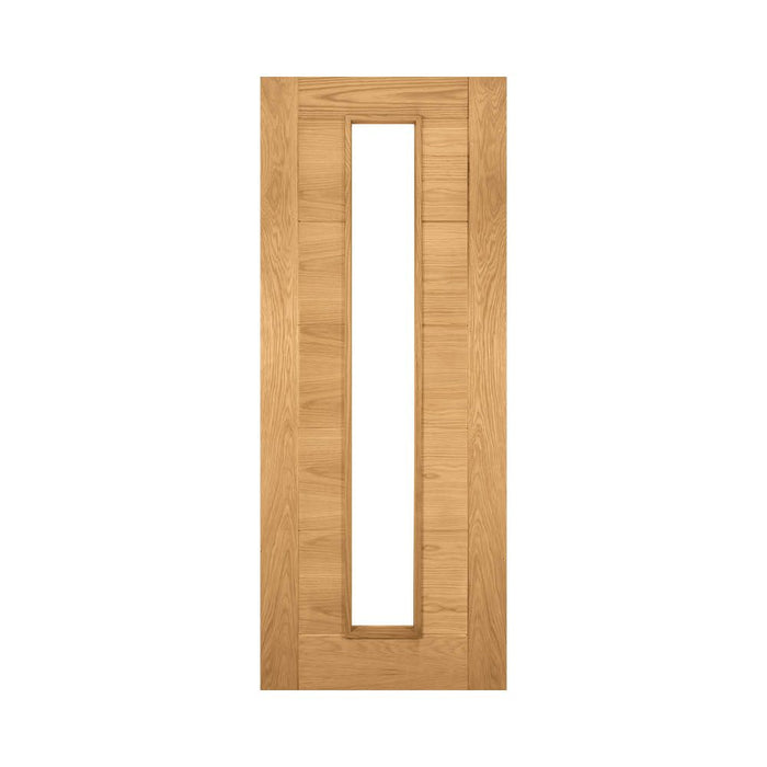 Deanta Seville Prefinished Oak Glazed 1 Lite Door