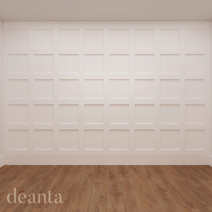 Deanta Shaker White Primed Wall Panelling