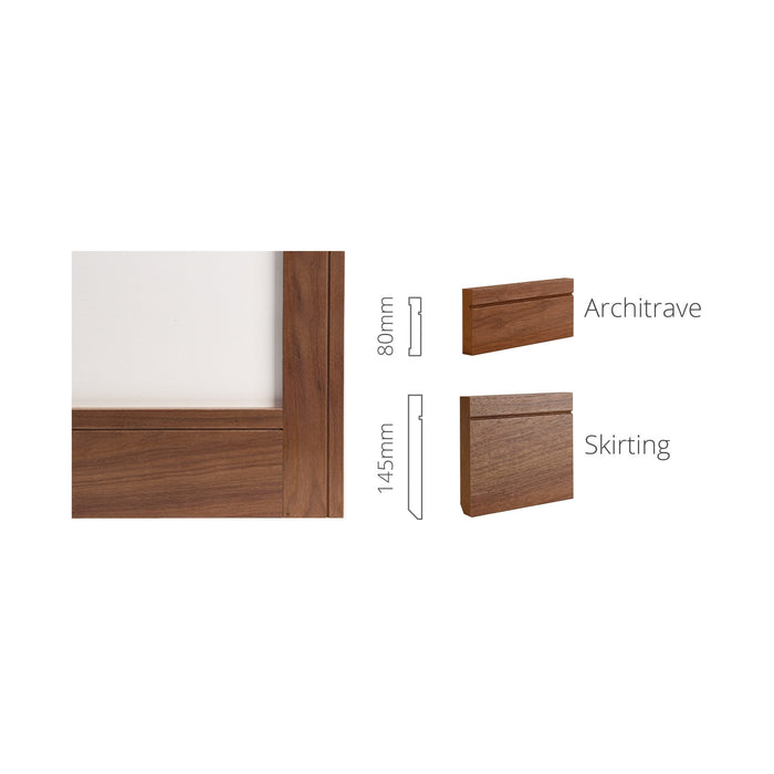Deanta Walnut Shaker Skirting