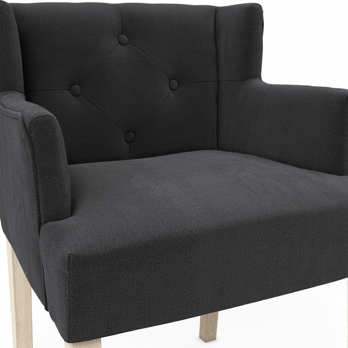 Shay  Winged Chair with Arms