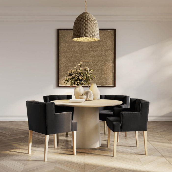 Shay  Winged Chair with Arms