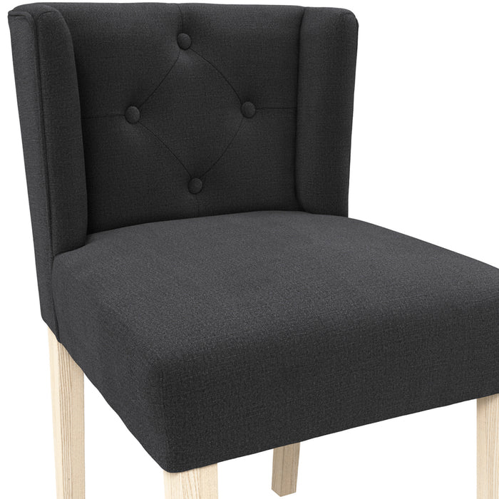 Shay Winged Dining Chair Without Arms