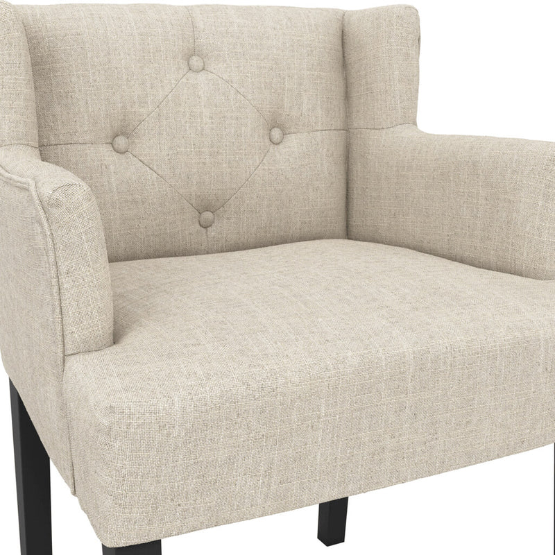 Shay  Winged Chair with Arms