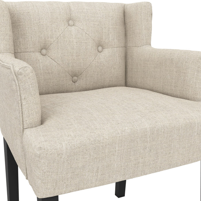 Shay  Winged Chair with Arms