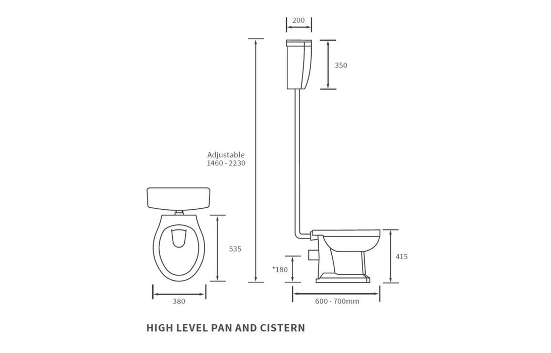 Sherlais High Level WC & Soft Close Seat