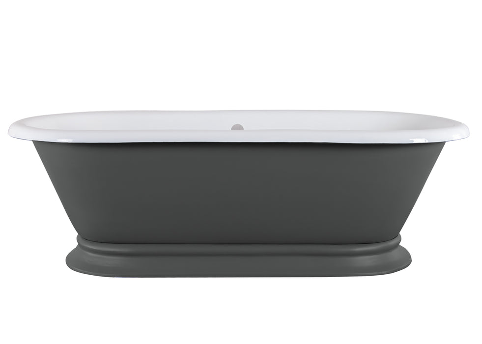 Hurlingham Shikara Freestanding Cast Iron Bath 1820 x 810mm 0TH