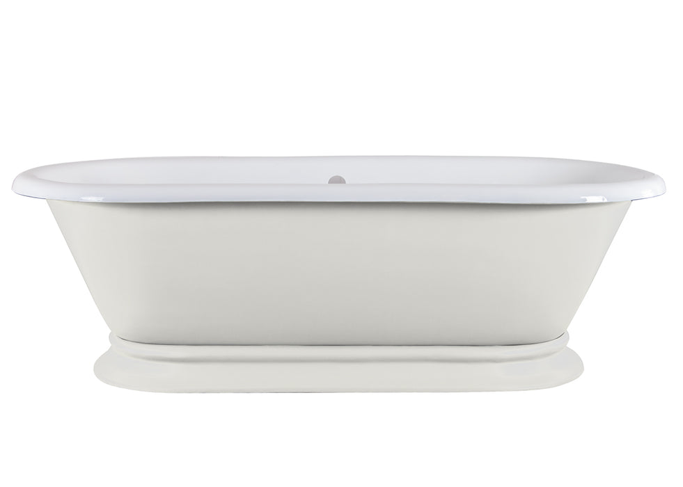 Hurlingham Shikara Freestanding Cast Iron Bath 1820 x 810mm 0TH