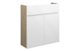 Siena 600mm Slim Basin Unit - White Gloss