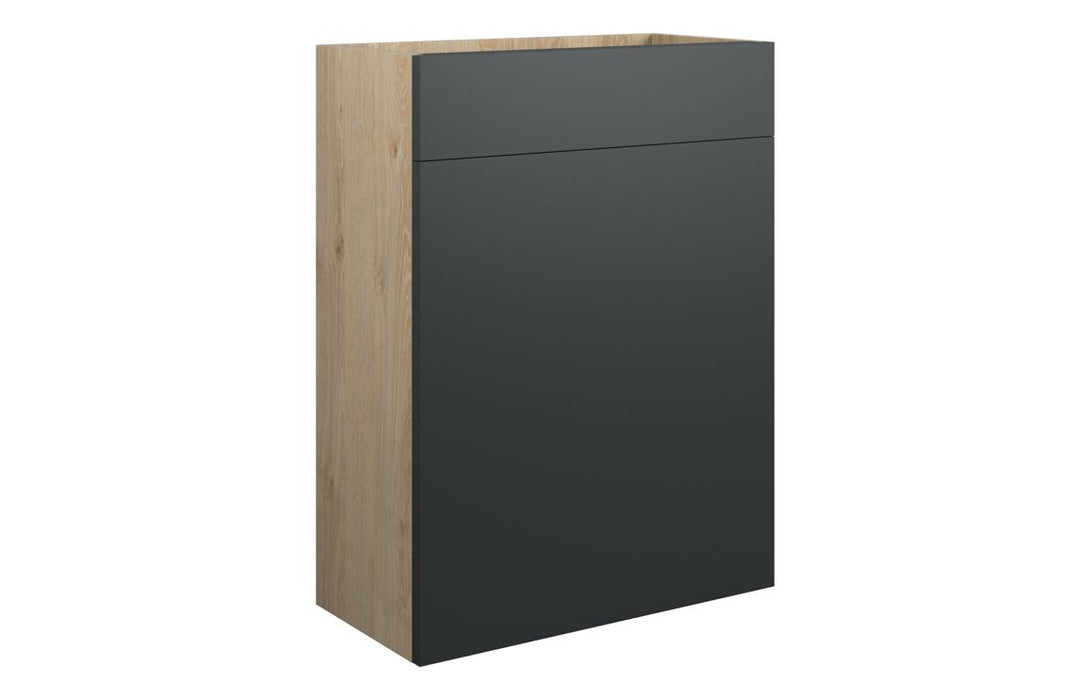 Siena 600mm Standard WC Unit - Matt Graphite Grey