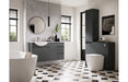 Siena 600mm Standard WC Unit - Matt Graphite Grey