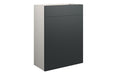 Siena 600mm Standard WC Unit - Matt Graphite Grey