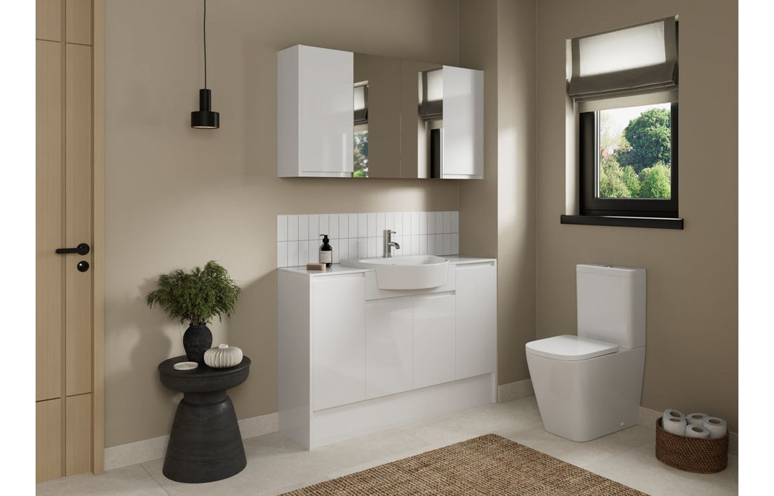 Siena Tall End Panel - White Gloss
