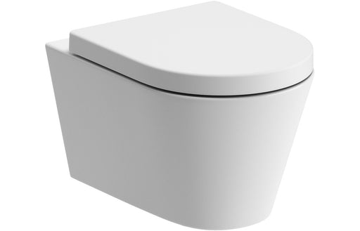 Silvain Rimless Wall Hung WC & Soft Close Seat