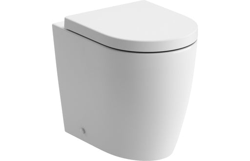 Silvain Rimless Back To Wall Comfort Height WC & Soft Close Seat