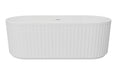 Silvano Fluted Freestanding 1700x750x570mm 0TH Bath