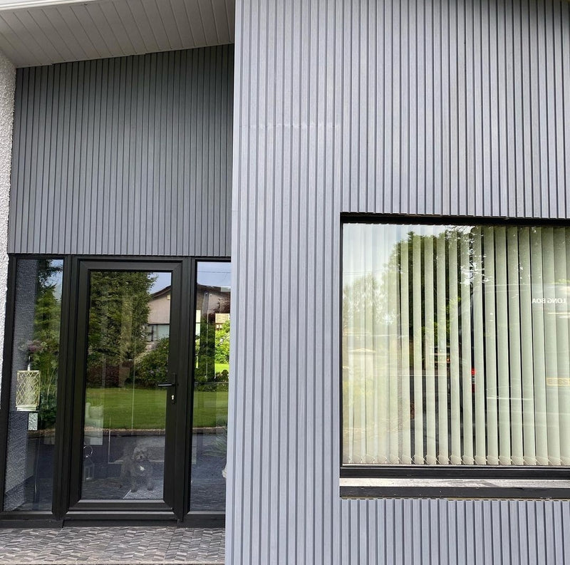 Slatted Cladding – Grey