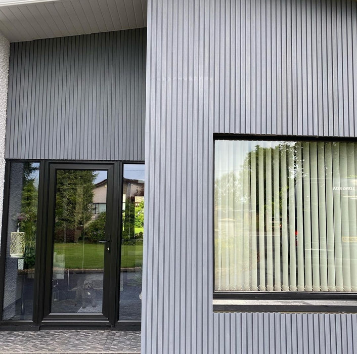 Slatted Cladding – Grey