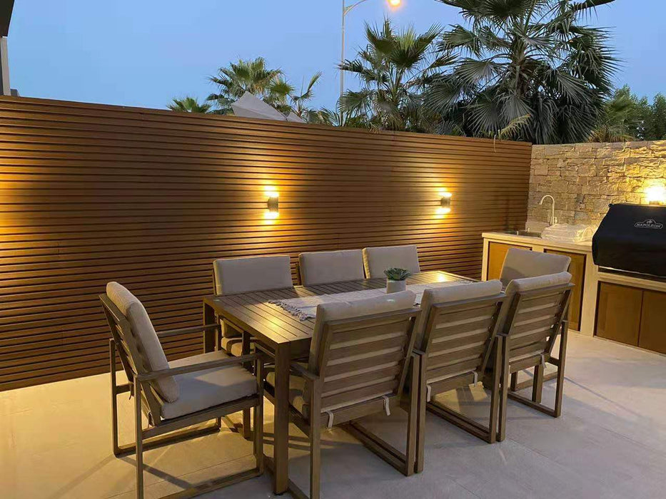 Golden Ribbed Cladding Slatted Cladding – Golden Teak — Trade Superstore Online