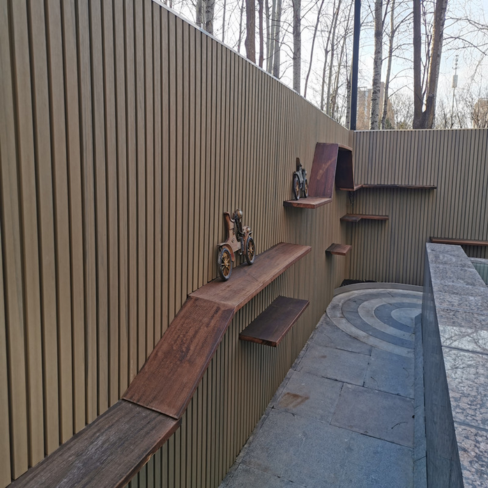 Slatted Cladding Corner Metal Cladding Slatted Cladding – External Corner — Trade Superstore Online