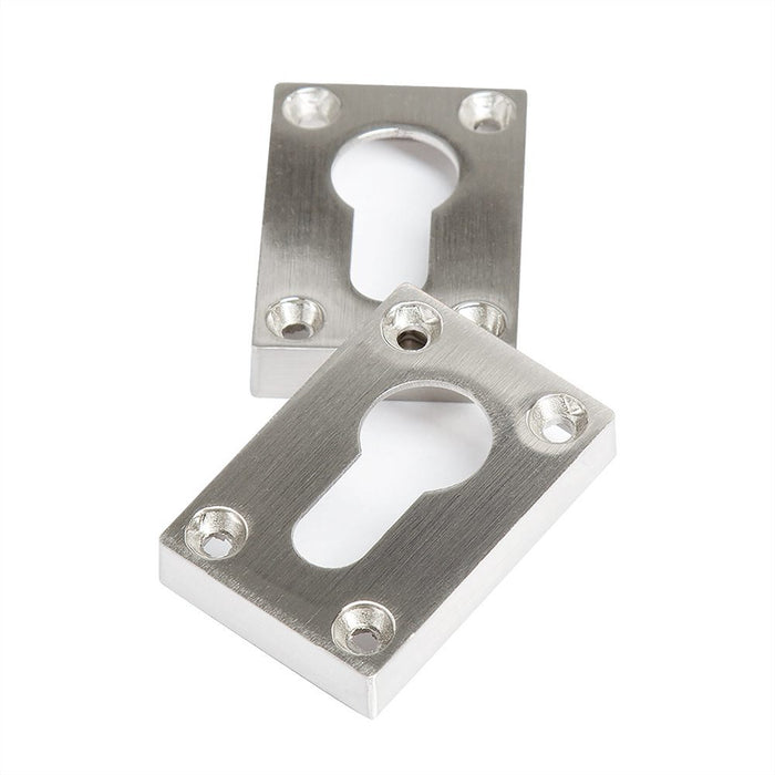 Deanta Slim Escutcheon (Pair) Satin Nickel Chrome