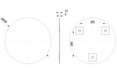Solenne 500mm Round Mirror