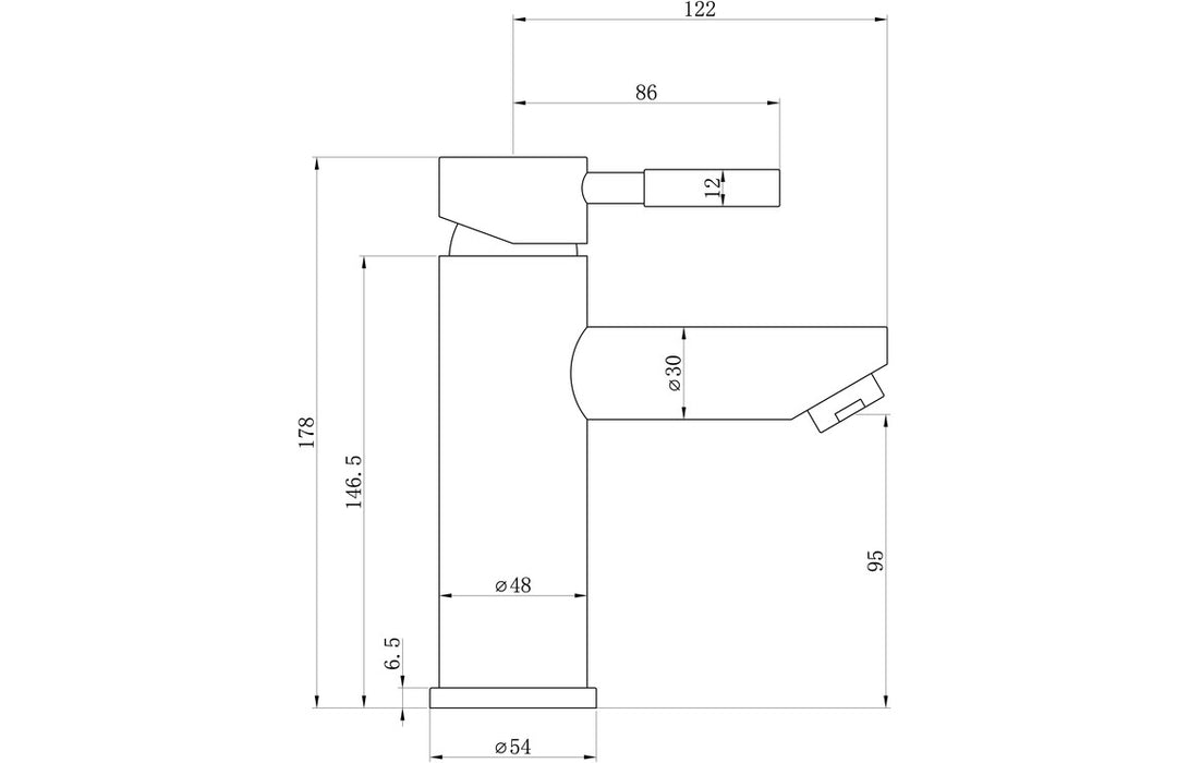 Soprano Basin Mixer & Waste - Chrome