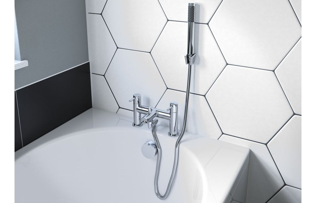 Soprano Bath Filler - Chrome