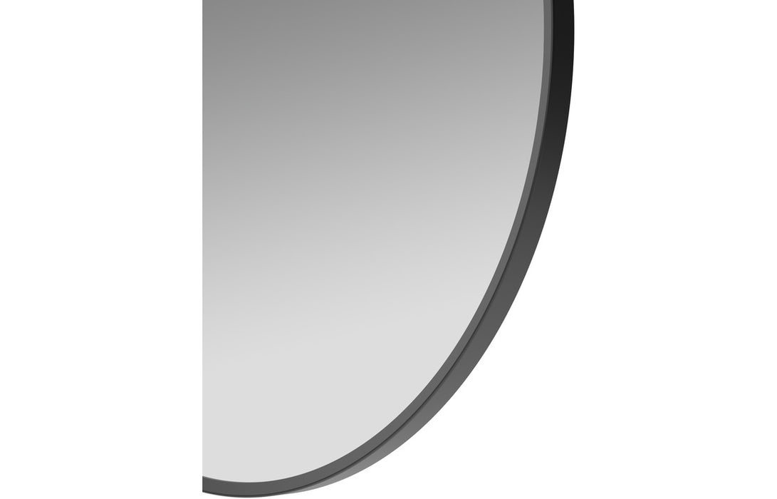 Soren 500mm Round Mirror - Matt Black