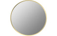 Soren 600mm Round Mirror - Brushed Brass