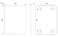 Soren 600x800mm Rectangle Mirror - Brushed Brass
