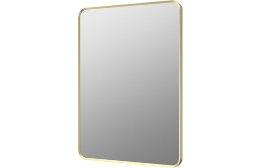Soren 600x800mm Rectangle Mirror - Brushed Brass