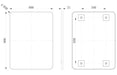 Soren 600x800mm Rectangle Mirror - Matt Black