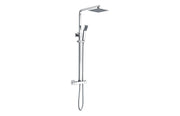 Square Thermostatic Bar Mixer w/Riser Kit
