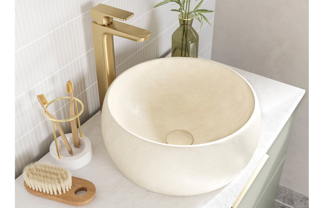 Accent 1210mm Floor Standing 4 Door Basin Unit & Basin - Matt Olive Green