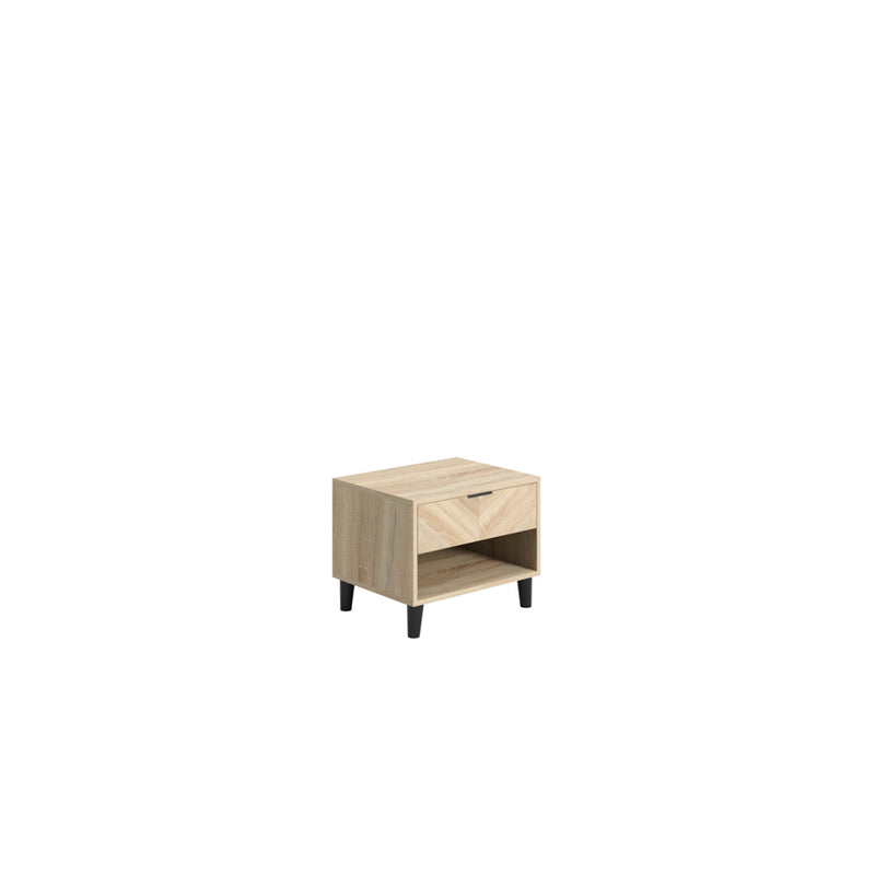 Stockholm Chevron Bedside Cabinet