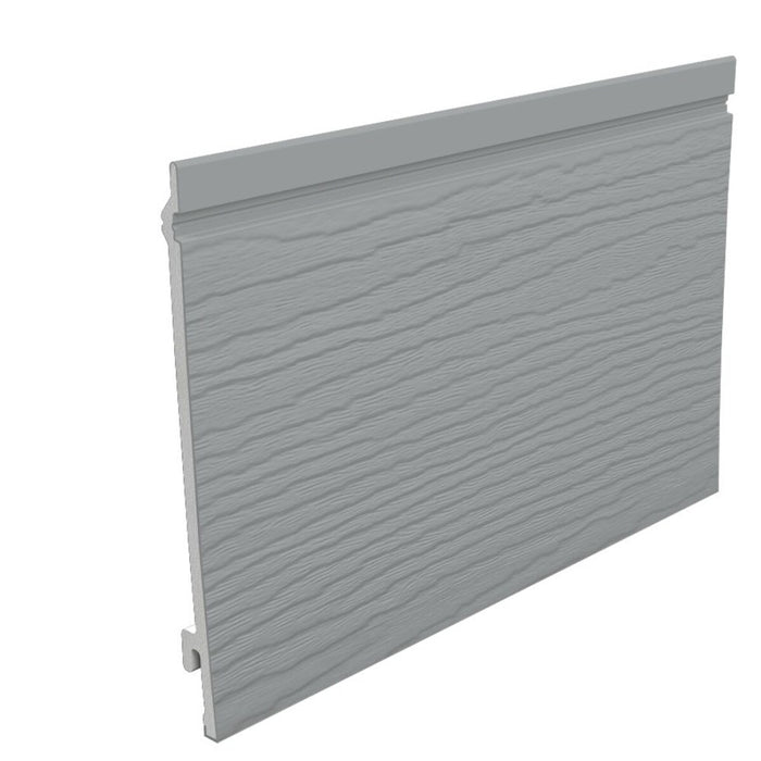 Storm Grey Fortex Weatherboard Embossed Cladding 170mm Sample
