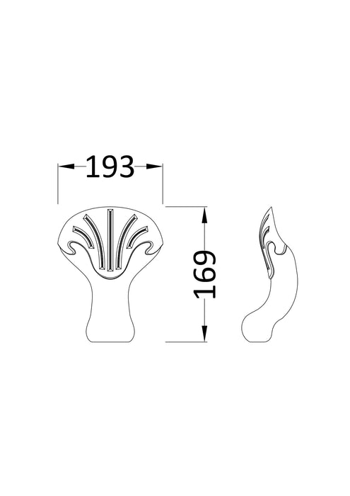 Old London Traditional Corbel Bath Leg Set